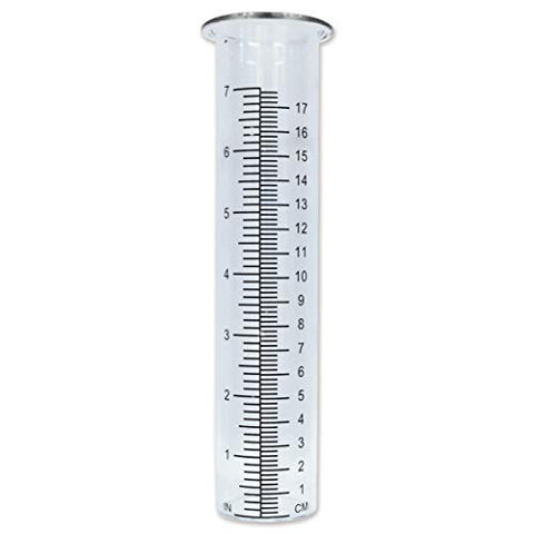Rain Gauge Glass Replacement Vial/Tube by Sunset Vista Designs - 8.25 Inches x 2.25 Inches
