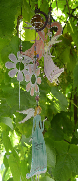 Angel Garden Wind Chime by Sunset Vista Designs, 24"