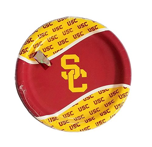 University of Southern California USC Trojans Party Bundle 9" Plates (8) 7" Plates (8) Napkins (20)